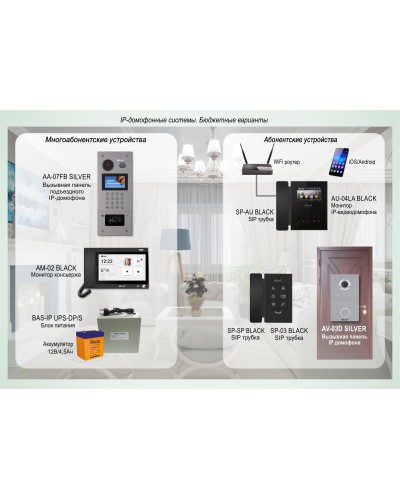 ДМФ-003: IP-домофонные системы BAS-IP. Бюджетные варианты в Бийске