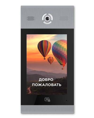 AA-14FB SILVER. Вызывная панель подъездного IP-домофона. BAS-IP в Бийске