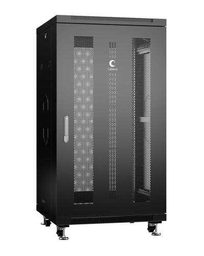 ND-05C-22U60/80-BK (8563c). Шкаф телекоммуникационный 19 напольный 22U. CABEUS в Бийске