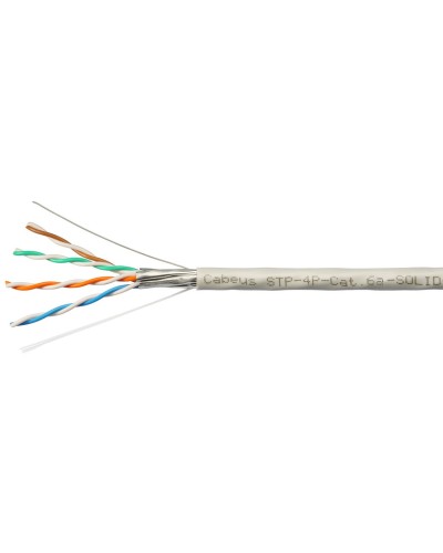 STP-4P-Cat.6a-SOLID-IN-PVC (7196c). Кабель «витая пара» (LAN) для структурированных систем связи. CABEUS в Бийске