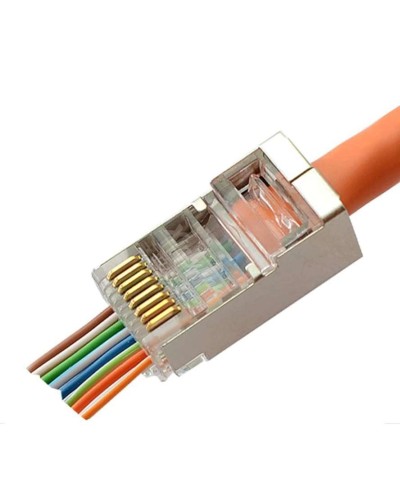 8P8C-SH-FC (100 шт) (10796c). Разъем RJ-45. CABEUS в Бийске