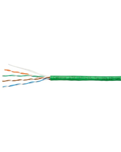 UTP-4P-Cat.5e-SOLID-GN-100 (7250c-5). Кабель «витая пара» (LAN) для структурированных систем связи. CABEUS в Бийске