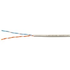 UTP-2P-Cat.5e-SOLID-LSZH-GY-LIGHT-100 (11079c-5). Кабель «витая пара» (LAN) для структурированных систем связи. CABEUS