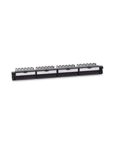 PL-24-KJ-RJ45-Cat.6a-180T (11832c): Патч-панель 19" (1U), 24 порта RJ-45, категория 6a, с задним кабельным организатором в Бийске