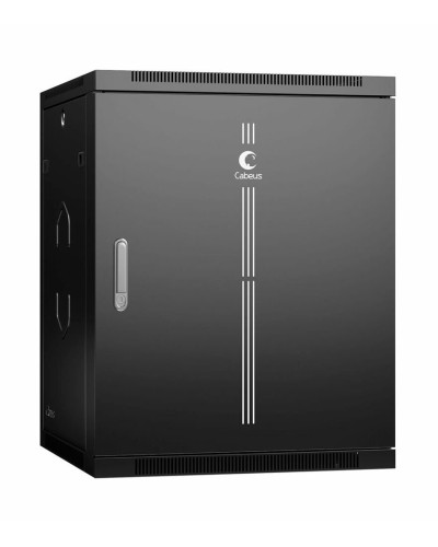 SH-05F-15U60/60m-R-BK (10746c). Шкаф телекоммуникационный 19 настенный 15U. CABEUS в Бийске