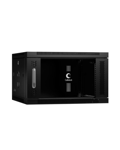 SH-05F-6U60/35-BK (8608c). Шкаф телекоммуникационный 19 настенный 6U. CABEUS в Бийске