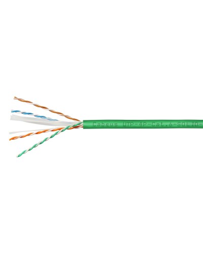 UTP-4P-Cat.6-SOLID-LSLTx-GN-100 (11139c-5). Кабель «витая пара» (LAN) для структурированных систем связи. CABEUS в Бийске