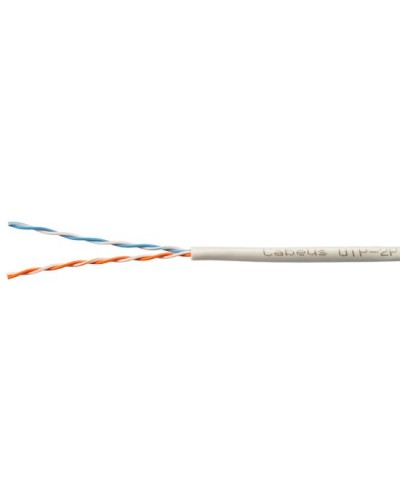 UTP-2P-Cat.5e-SOLID-LSZH-GY-100 (11063c-5). Кабель «витая пара» (LAN) для структурированных систем связи. CABEUS в Бийске