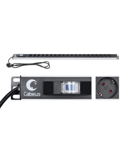 PDU-16-20S-B (9551c). Блок розеток. CABEUS в Бийске