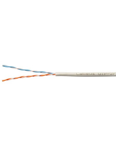 UTP-2P-Cat.5e-SOLID-GY-500 (11212c). Кабель «витая пара» (LAN) для структурированных систем связи. CABEUS в Бийске