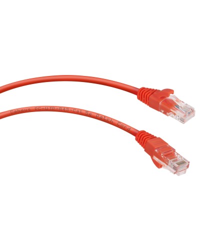 PC-UTP-RJ45-Cat.5e-0.15m-RD (8986c), красный. Патч-корд медный. CABEUS в Бийске
