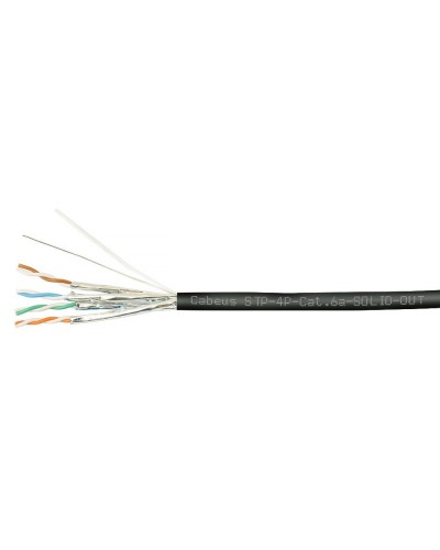 STP-4P-Cat.6a-SOLID-OUT-LSZH-UV (7198c). Кабель «витая пара» (LAN) для структурированных систем связи. CABEUS в Бийске