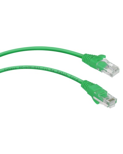 PC-UTP-RJ45-Cat.5e-0.5m-GN (7667c), зелёный. Патч-корд медный. CABEUS в Бийске