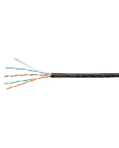 UTP-4P-Cat.5e-SOLID-BK-100 (7252c-5). Кабель «витая пара» (LAN) для структурированных систем связи. CABEUS в Бийске