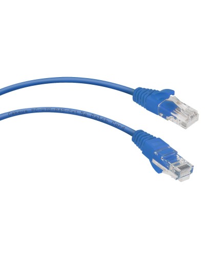 PC-UTP-RJ45-Cat.5e-0.5m-BL-LSZH (9528c), синий. Патч-корд медный. CABEUS в Бийске