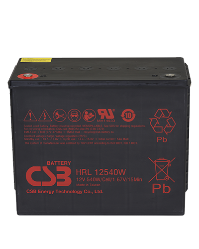 CSB HRL 12540W FR. Аккумулятор герметичный свинцово-кислотный. CSB в Бийске