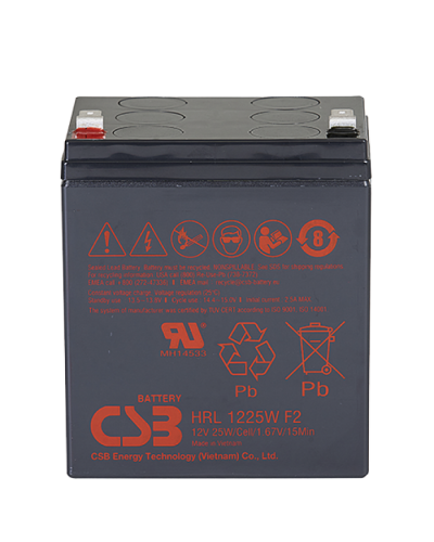 CSB HRL 1225W FR. Аккумулятор герметичный свинцово-кислотный. CSB в Бийске