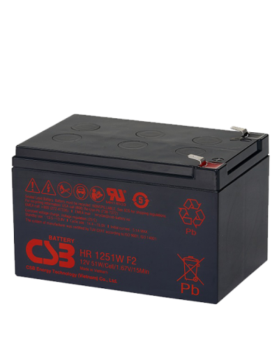 CSB HR 1251W. Аккумулятор герметичный свинцово-кислотный. CSB в Бийске