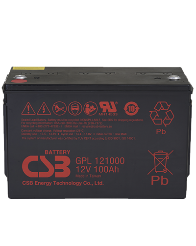 CSB GPL 121000. Аккумулятор герметичный свинцово-кислотный. CSB в Бийске