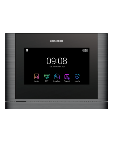 CDV-704MF/VZ (темное серебро) Black Smog. Монитор видеодомофона цветной. Commax в Бийске