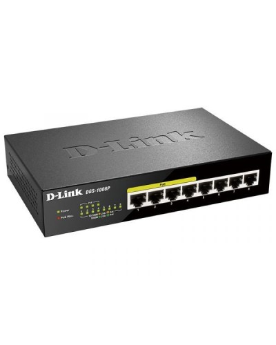 DGS-1008P/E1A. Коммутатор. D-Link в Бийске
