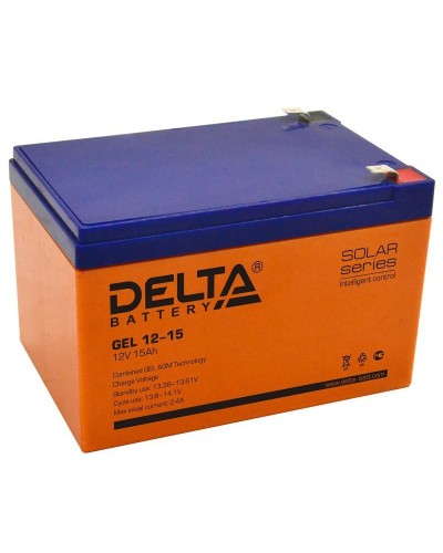 Delta GEL 12-15. Аккумулятор герметичный свинцово-кислотный. Delta в Бийске