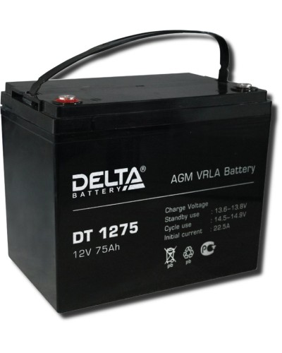 Delta DT 1275. Аккумулятор герметичный свинцово-кислотный. Delta в Бийске
