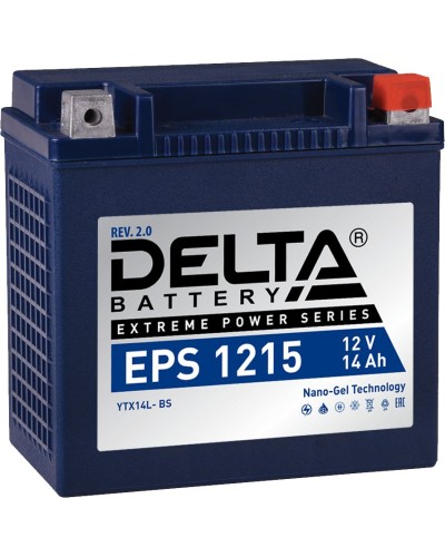 Delta EPS 1215. Аккумулятор герметичный свинцово-кислотный стартерный. Delta в Бийске