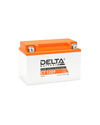 Delta CT 1209. Аккумулятор герметичный свинцово-кислотный стартерный. Delta в Бийске
