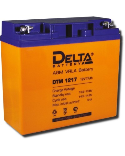 Delta DTM 1217. Аккумулятор герметичный свинцово-кислотный. Delta в Бийске