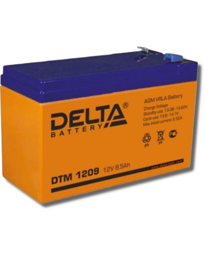 Delta DTM 1209. Аккумулятор герметичный свинцово-кислотный. Delta в Бийске