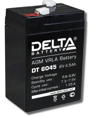 Delta DT 6045. Аккумулятор герметичный свинцово-кислотный. Delta в Бийске