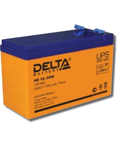 Delta HR 12-34 W. Аккумулятор герметичный свинцово-кислотный. Delta в Бийске