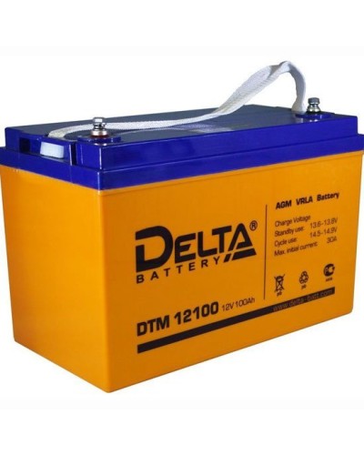 Delta DTM 12100 L. Аккумулятор герметичный свинцово-кислотный. Delta в Бийске