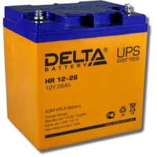 Delta HR 12-26. Аккумулятор герметичный свинцово-кислотный. Delta