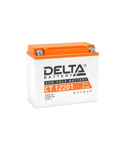 Delta CT 1220.1. Аккумулятор герметичный свинцово-кислотный стартерный. Delta в Бийске