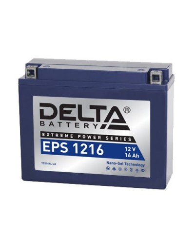 Delta EPS 1216. Аккумулятор герметичный свинцово-кислотный стартерный. Delta в Бийске