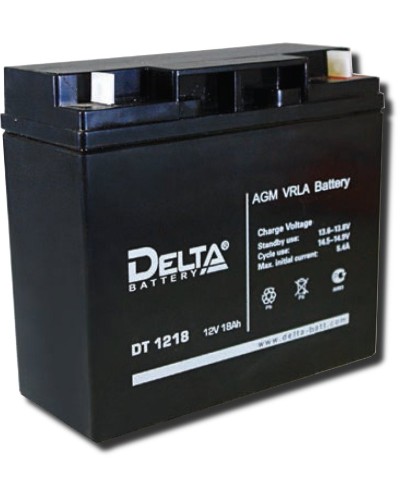 Delta DT 1218. Аккумулятор герметичный свинцово-кислотный. Delta в Бийске