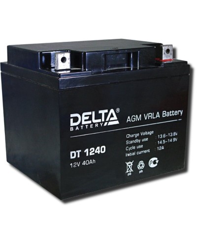Delta DT 1240. Аккумулятор герметичный свинцово-кислотный. Delta в Бийске
