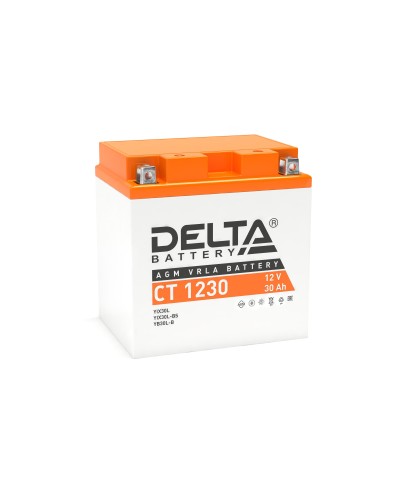 Delta CT 1230. Аккумулятор герметичный свинцово-кислотный стартерный. Delta в Бийске