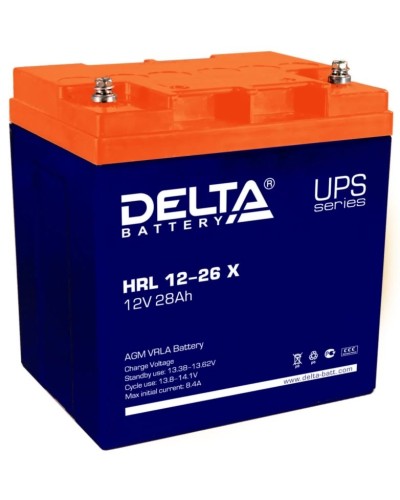 Delta HRL 12-26 X. Аккумулятор герметичный свинцово-кислотный. Delta в Бийске