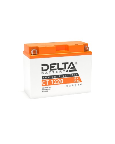 Delta CT 1220. Аккумулятор герметичный свинцово-кислотный стартерный. Delta в Бийске