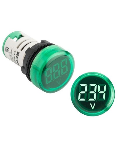 ED16-22VD (ed16-22vd-g). Индикатор значения напряжения зеленый. EKF в Бийске