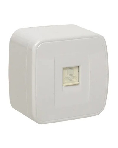 Минск Розетка RJ-45 1-местная ОП 1А (EGK01-035-10). Розетка RJ-45 1-местная ОП 1А. EKF в Бийске