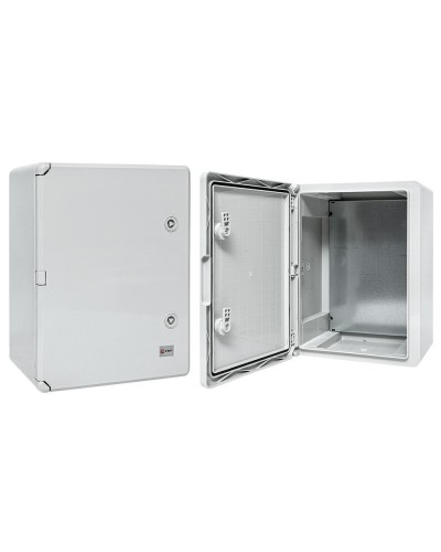 Бокс пластиковый с монтажной платой 400х300х220 IP65 PROxima (PB65MP004). Бокс пластиковый антивандальный. EKF в Бийске