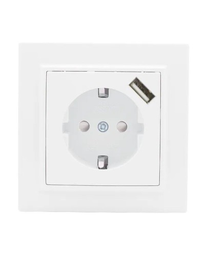 Минск Розетка 1-местная СП с/з 16А (ERR16-028-100-USB). Розетка 1-местная СП с/з 16А. EKF в Бийске