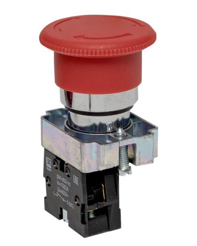 BS542 поворотная красная грибок NC (xb2-bs542). Кнопка поворотная красная грибок. EKF в Бийске