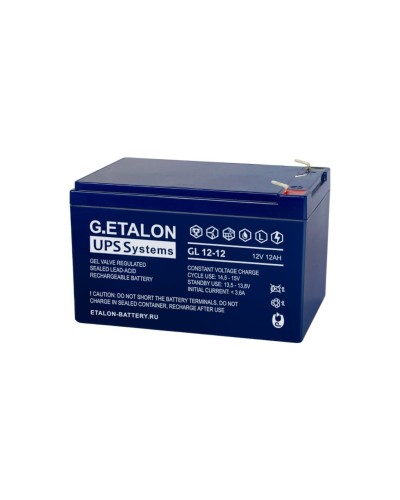 G.ETALON GL 12-12. Аккумулятор герметичный свинцово-кислотный. ETALON в Бийске