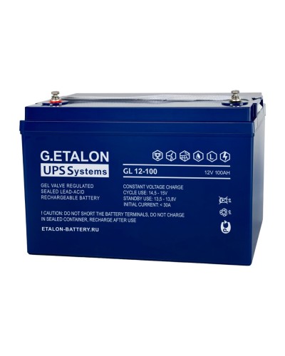 G.ETALON GL 12-100. Аккумулятор герметичный свинцово-кислотный. ETALON в Бийске