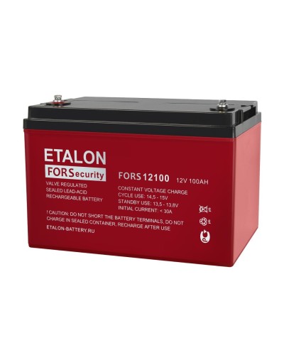 ETALON FORS 12100. Аккумулятор герметичный свинцово-кислотный. ETALON в Бийске